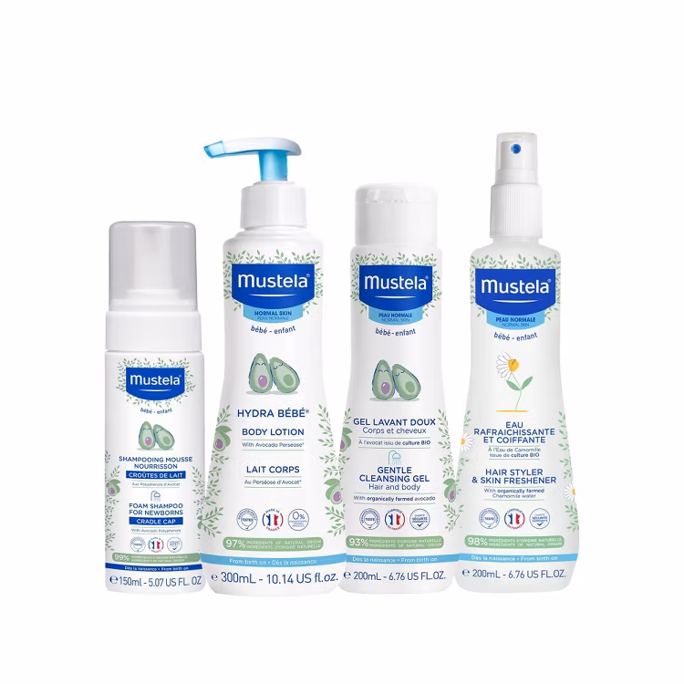 Mustela Welcome Baby Gift Set, 4 pc